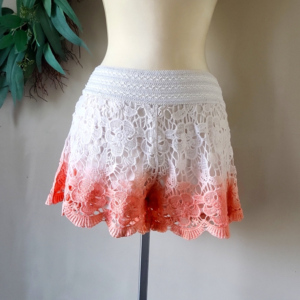 High Waisted Lace Shorts